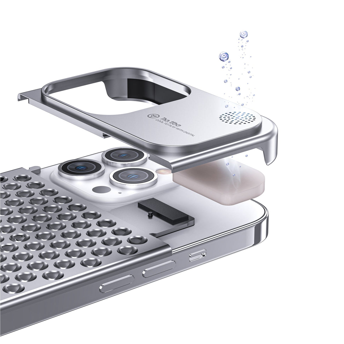 🔥CARCASA PARA TELÉFONO DE ALEACIÓN DE ALUMINIO CON REFRIGERACIÓN DE AROMATERAPIA