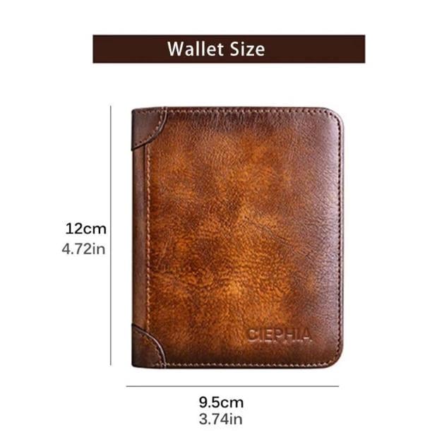 🔥 Novedad 2026 🔥 Cartera minimalista de cuero para hombre con protección RFID – Ultraplana, cuero genuino de primera calidad, diseño compacto para uso diario.