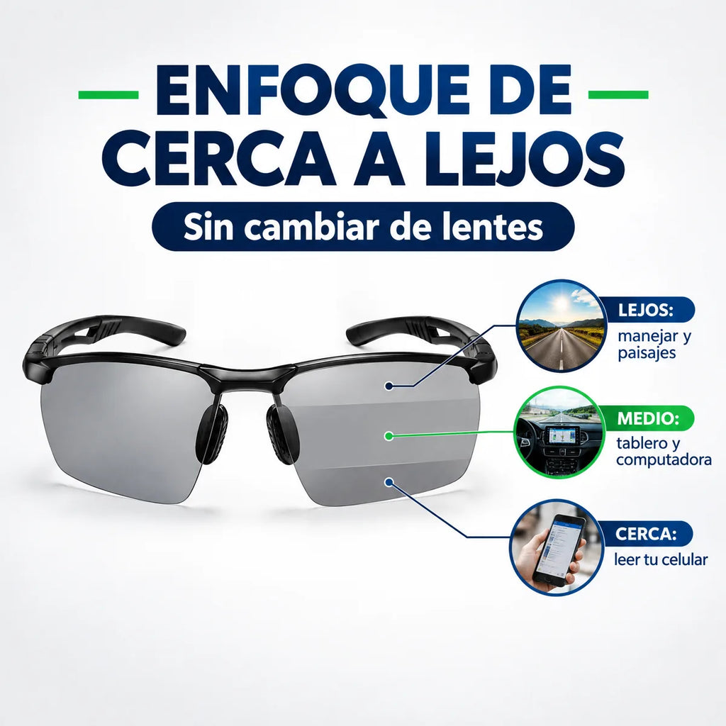 Lentes VisionMax con enfoque de cerca y de lejos