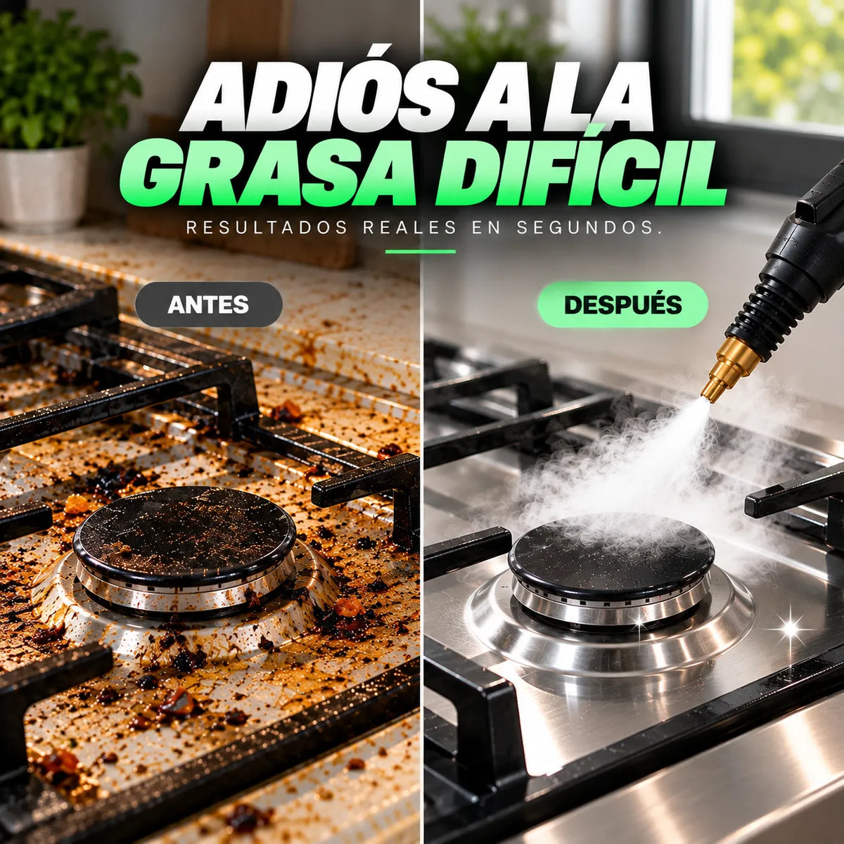 Limpiador a Vapor Portátil 2500W para Casa y Auto