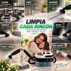 Limpiador a Vapor Portátil 2500W para Casa y Auto