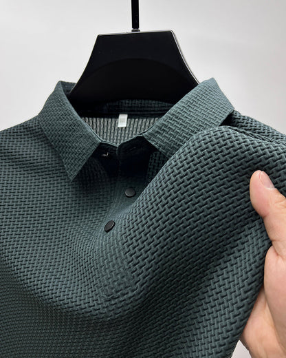 【50% DE DESCUENTO HOY】 CAMISA DE SEDA DE HIELO DE LUJO PARA HOMBRE - Compre 2 Envío gratis
