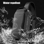Bandolera Antirrobo para Hombre con Candado y Puerto USB