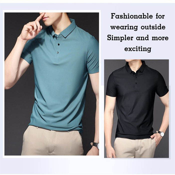 Camisa de seda de moda para hombres (35% de descuento)