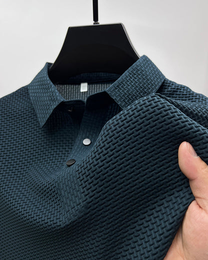 【50% DE DESCUENTO HOY】 CAMISA DE SEDA DE HIELO DE LUJO PARA HOMBRE - Compre 2 Envío gratis