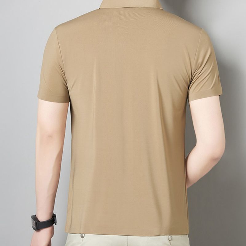 🔥2023 venta caliente🔥Camiseta de manga corta Ice Silk de cuello en V para hombre(compra 2 envío gratis)