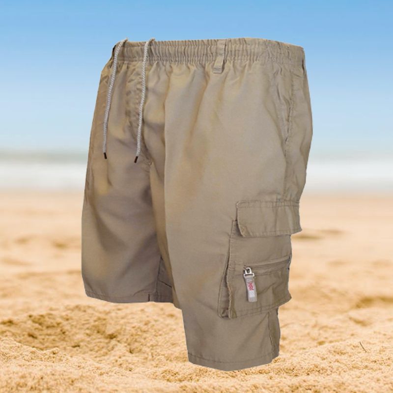 Pantalones cortos cargo de senderismo para hombre