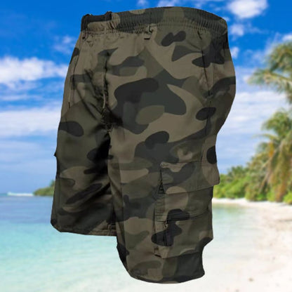 Pantalones cortos cargo de senderismo para hombre