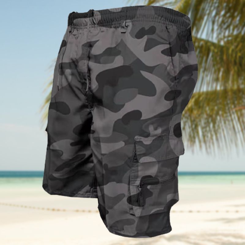 Pantalones cortos cargo de senderismo para hombre
