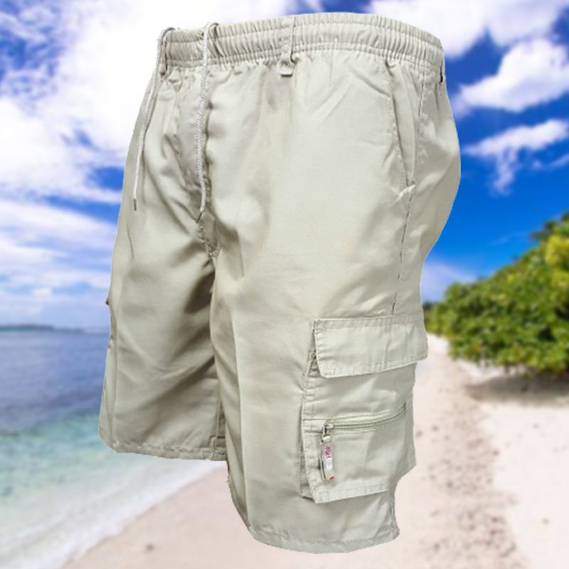 Pantalones cortos cargo de senderismo para hombre