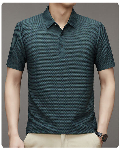 【50% DE DESCUENTO HOY】 CAMISA DE SEDA DE HIELO DE LUJO PARA HOMBRE - Compre 2 Envío gratis