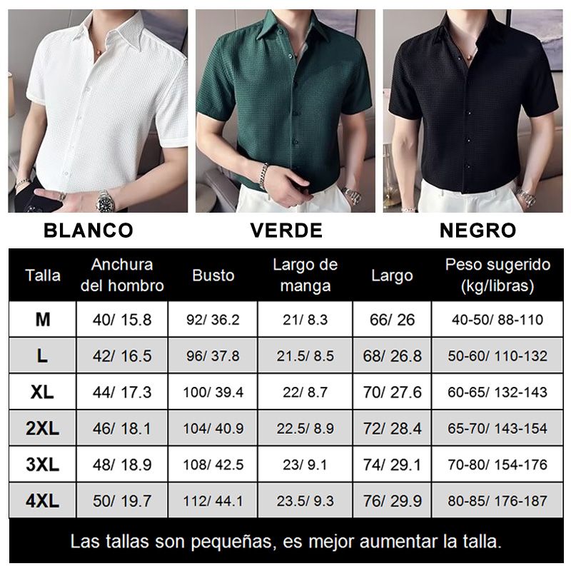 Camisa Waffle para hombre de alta calidad 2023【49% de descuento】
