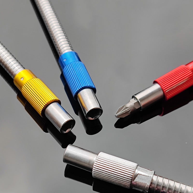 🔥Compra 1 y obten 1 gratis🔥Portapuntas de extensión universal flexible de metal con vástago hexagonal