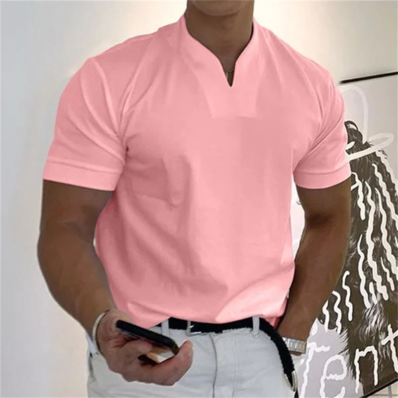 ⏰ ¡Ahora con 50% de descuento! 💎 Camiseta de fitness de manga corta para caballeros y hombres de negocios