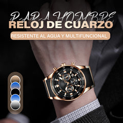 💎⌚ ¡OFERTA 50% OFF! Reloj de Cuarzo Multifuncional para Hombre – Elegante, Moderno y Resistente al Agua