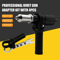 Kit de adaptador de pistola de remache profesional con 4 piezas【Compra 2 envío gratis】