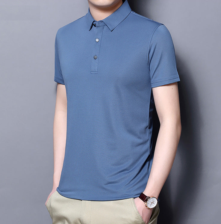 Camisa de seda de moda para hombres (35% de descuento)