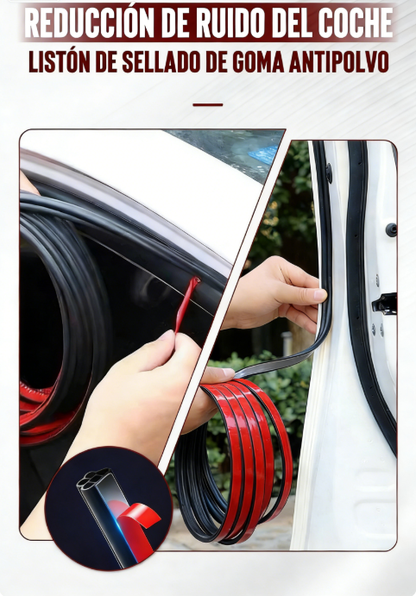🚗✨ Tira de Sellado Automotriz de 5 Orificios – A Prueba de Polvo y Absorción de Impactos para una Protección Óptima 🛡️💥
