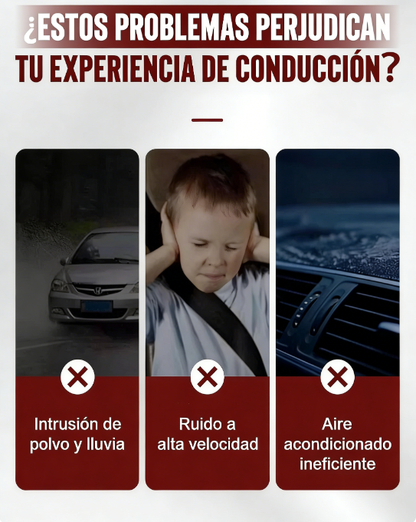 🚗✨ Tira de Sellado Automotriz de 5 Orificios – A Prueba de Polvo y Absorción de Impactos para una Protección Óptima 🛡️💥