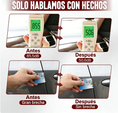 🚗✨ Tira de Sellado Automotriz de 5 Orificios – A Prueba de Polvo y Absorción de Impactos para una Protección Óptima 🛡️💥