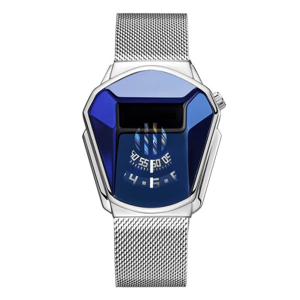 Reloj de pulsera para hombre Tecnología de acero inoxidable Reloj de cuarzo de moda（Compra 2 envío gratis））