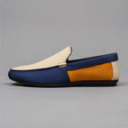 Mocasines de Lona para Hombre Estilo Patchwork