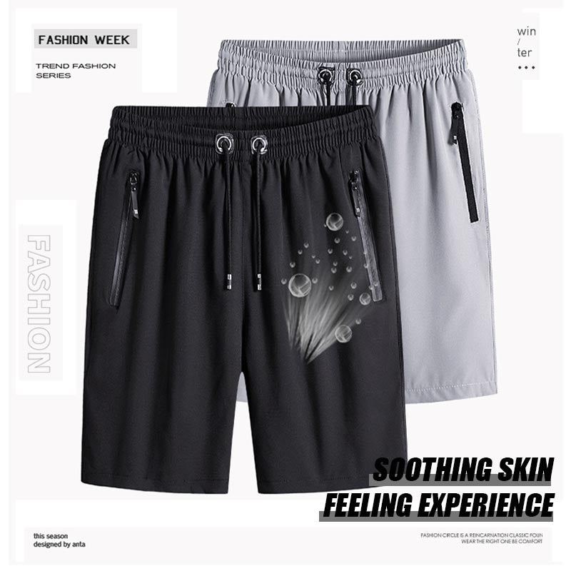 🔥Nueva actualización🔥Pantalones cortos deportivos informales de algodón mercerizado de alta calidad para hombres 【 50% OFF 】
