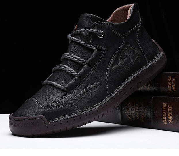 【Hecho a mano】Zapatos de exterior de cuero genuino🔥 50% OFF 🔥