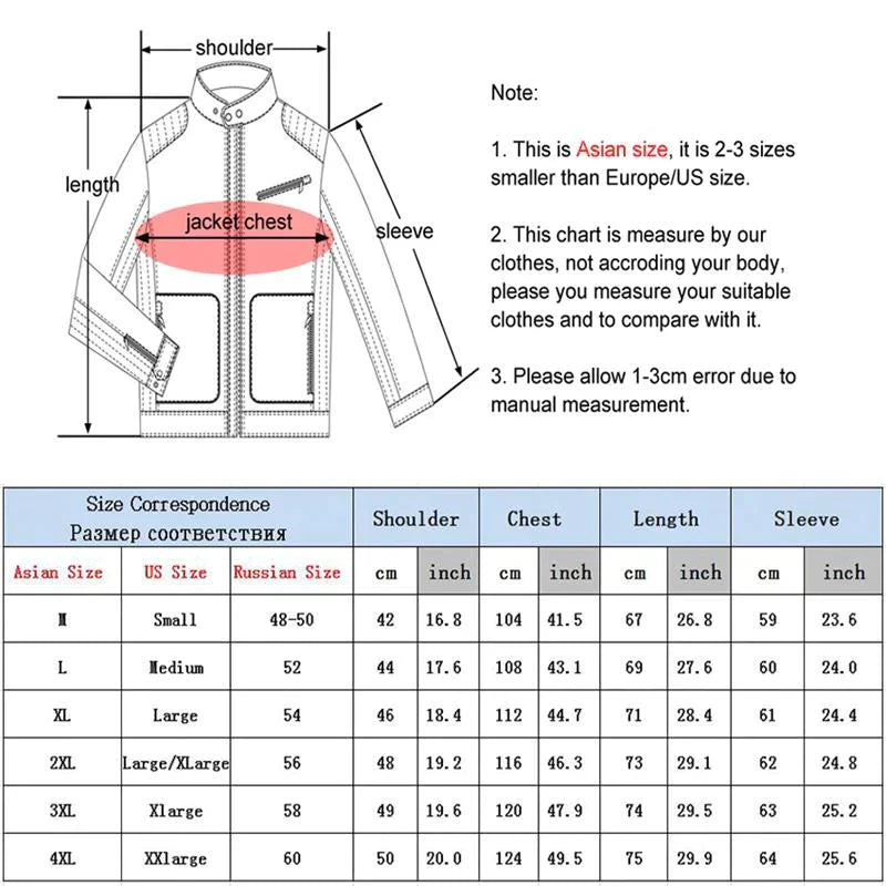 Chaqueta cálida de polar a rayas para hombre
