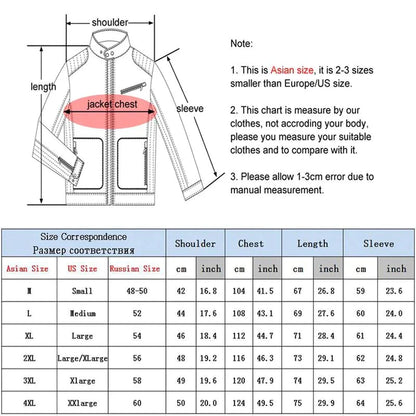 Chaqueta cálida de polar a rayas para hombre