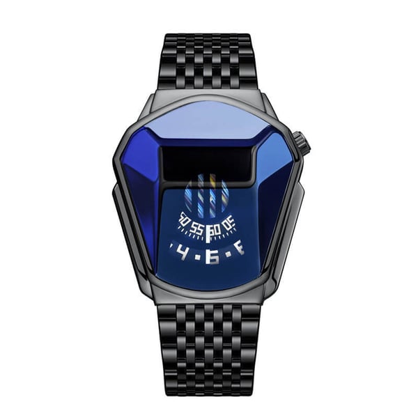 Reloj de pulsera para hombre Tecnología de acero inoxidable Reloj de cuarzo de moda（Compra 2 envío gratis））
