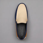 Mocasines de Lona para Hombre Estilo Patchwork