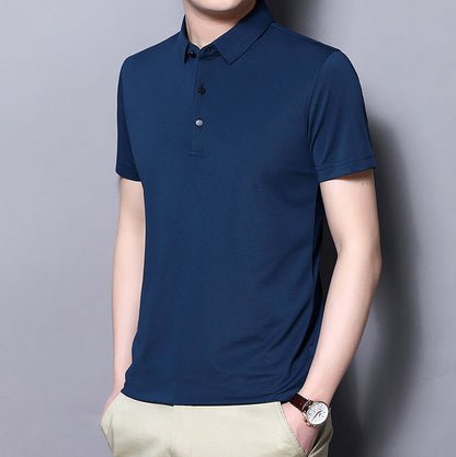 Camisa de seda de moda para hombres (35% de descuento)