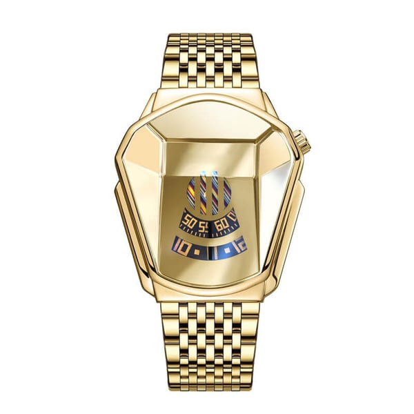 Reloj de pulsera para hombre Tecnología de acero inoxidable Reloj de cuarzo de moda（Compra 2 envío gratis））