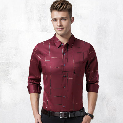 👔 SIEMPRE IMPECABLE | Camisa Antiarrugas para Hombre -50%
