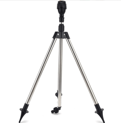 Aspersor de soporte telescópico de trípode de riego giratorio de acero inoxidable🔥Compra 2 envío gratis🔥