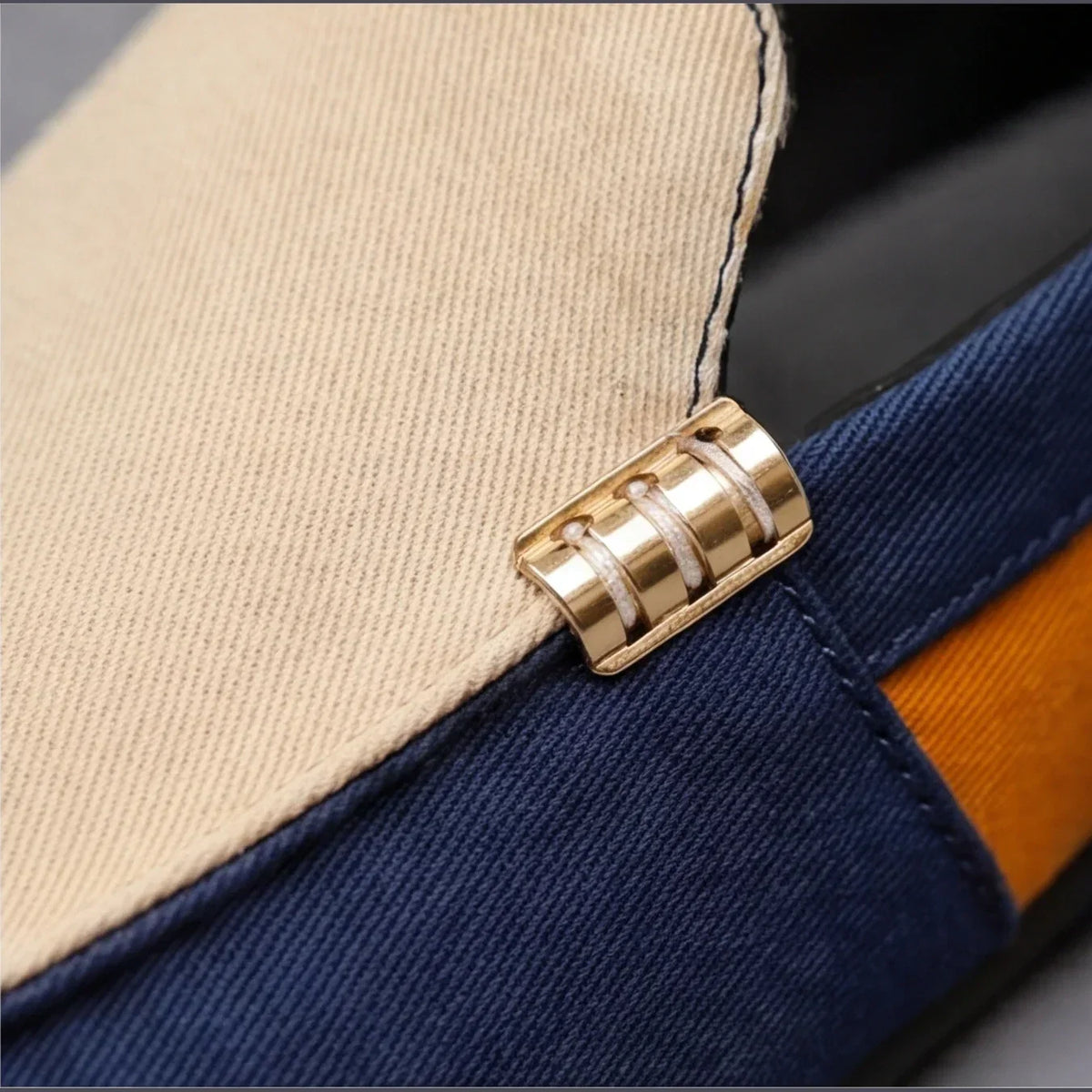 Mocasines de Lona para Hombre Estilo Patchwork