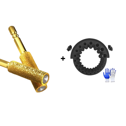 ⏰🔥 ¡50% OFF por Tiempo Limitado! 🔧 Broca Diamantada 2 en 1 para Perforación en Seco – Corta y Perfora con Máxima Precisión 💎