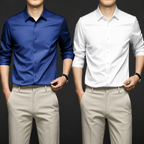 Camisa Ejecutiva Sin Arrugas para Hombre – Compra 1 y Llévate 2