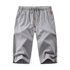 Bermuda de Algodón y Lino para Hombre - vista 6