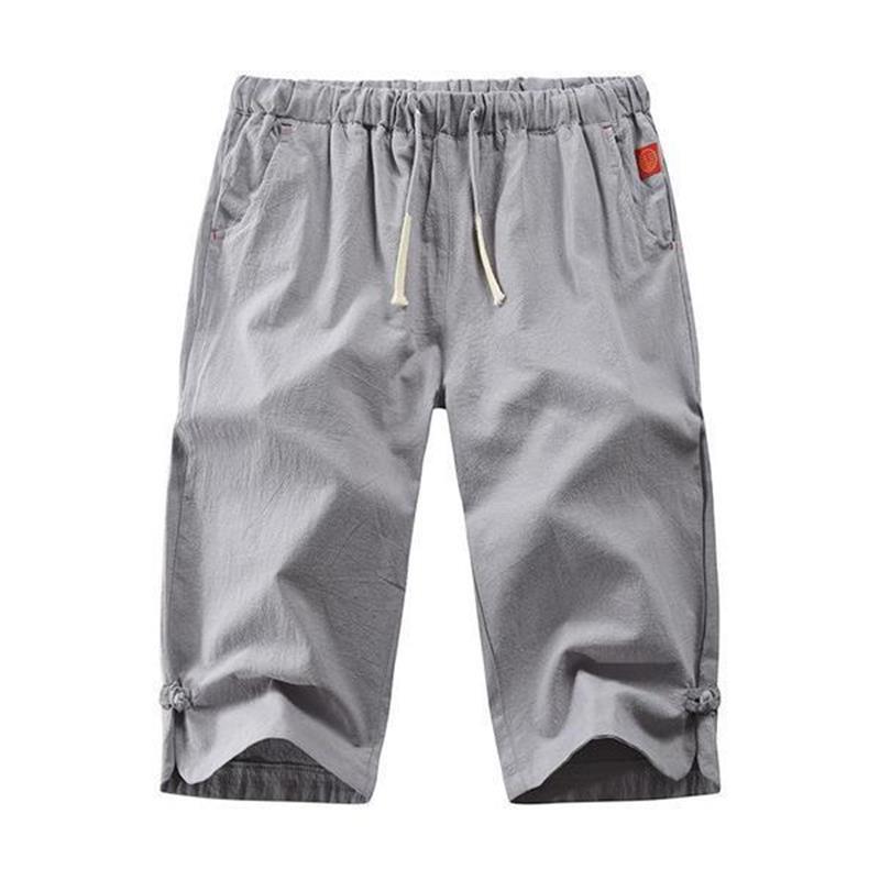 Bermuda de Algodón y Lino para Hombre - vista 6