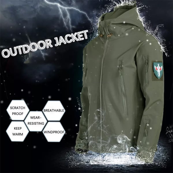🌧️ ¡50% MENOS! | Chamarra Outdoor para Hombre Resistente al Agua