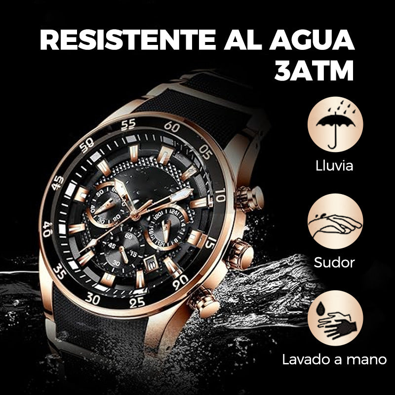 💎⌚ ¡OFERTA 50% OFF! Reloj de Cuarzo Multifuncional para Hombre – Elegante, Moderno y Resistente al Agua
