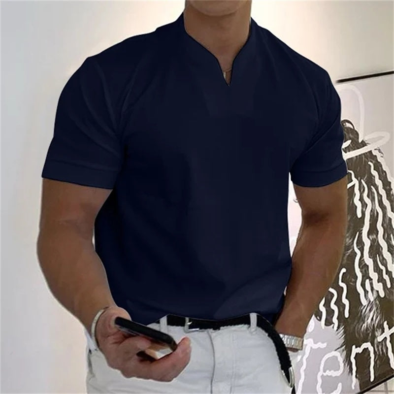 ⏰ ¡Ahora con 50% de descuento! 💎 Camiseta de fitness de manga corta para caballeros y hombres de negocios