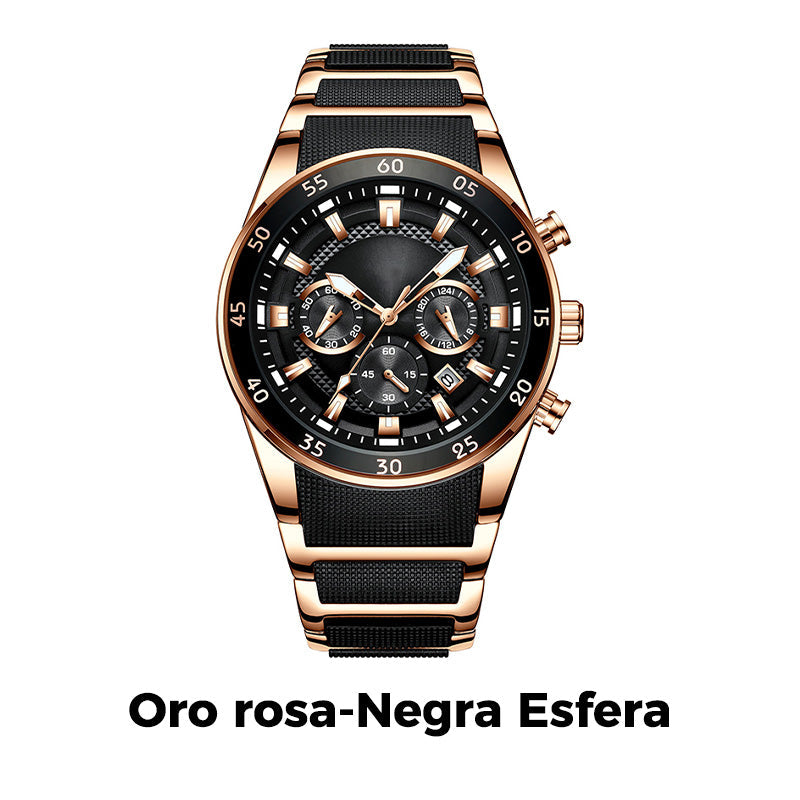 💎⌚ ¡OFERTA 50% OFF! Reloj de Cuarzo Multifuncional para Hombre – Elegante, Moderno y Resistente al Agua