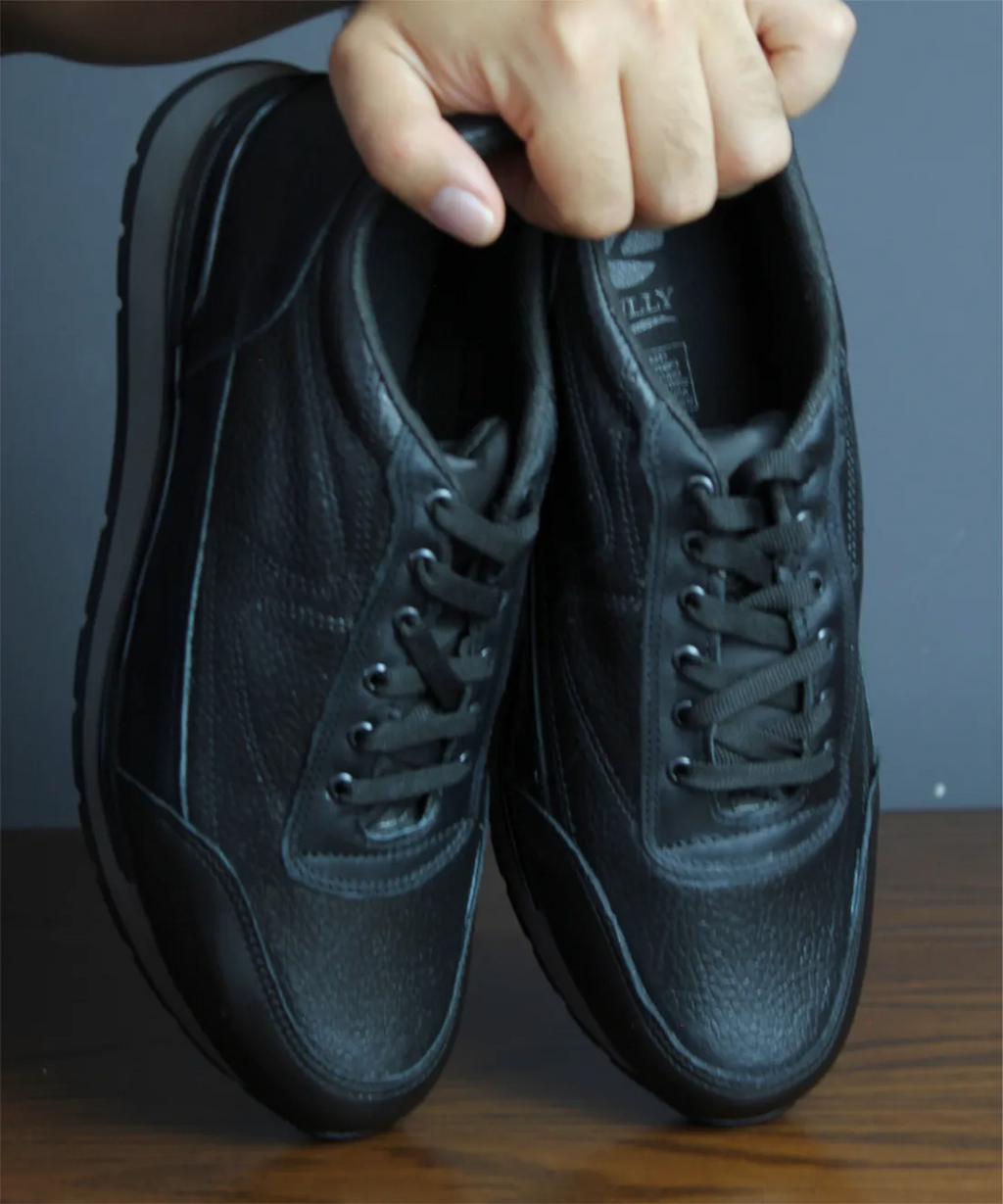 Tenis Casuales de Piel para Hombre – 2 Pares