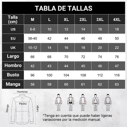 👔 SIEMPRE IMPECABLE | Camisa Antiarrugas para Hombre -50%
