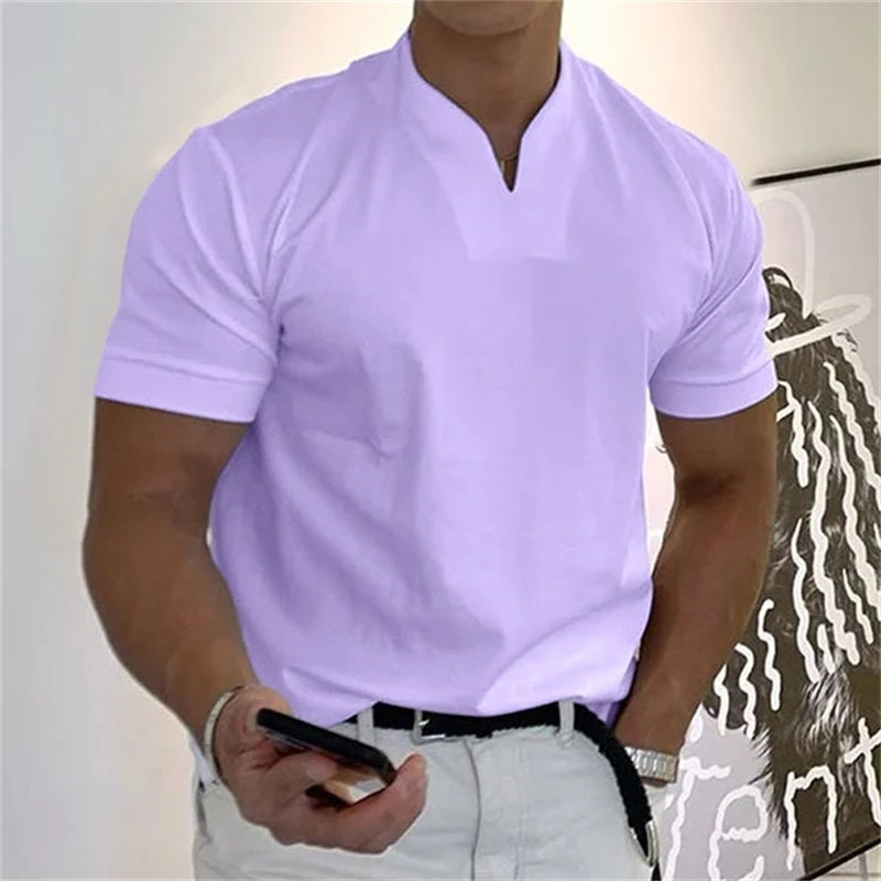 ⏰ ¡Ahora con 50% de descuento! 💎 Camiseta de fitness de manga corta para caballeros y hombres de negocios