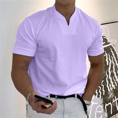 ⏰ ¡Ahora con 50% de descuento! 💎 Camiseta de fitness de manga corta para caballeros y hombres de negocios