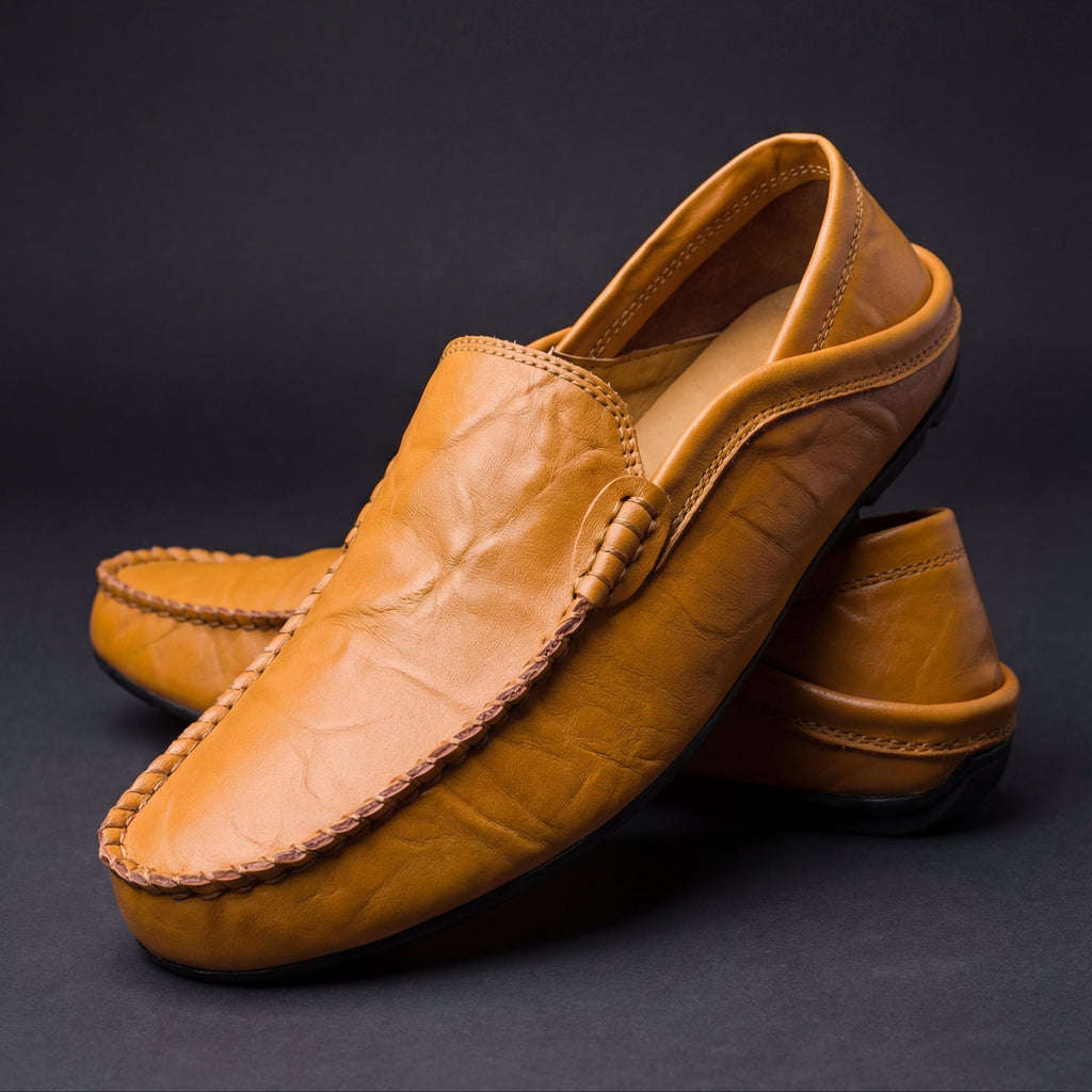 Mocasines de Piel para Hombre sin Agujetas – 5 Colores